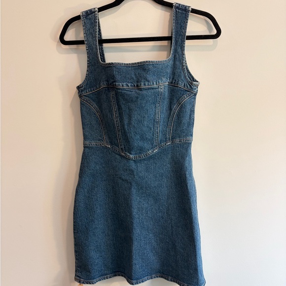 Reformation Davies Bustier Denim Dress - Picture 6 of 10